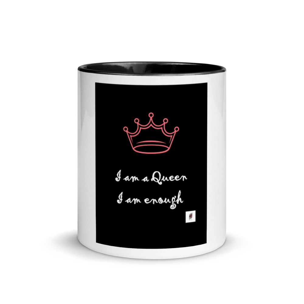 I am a Queen  Mug with Color Inside