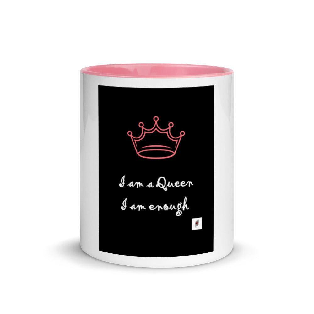 I am a Queen  Mug with Color Inside